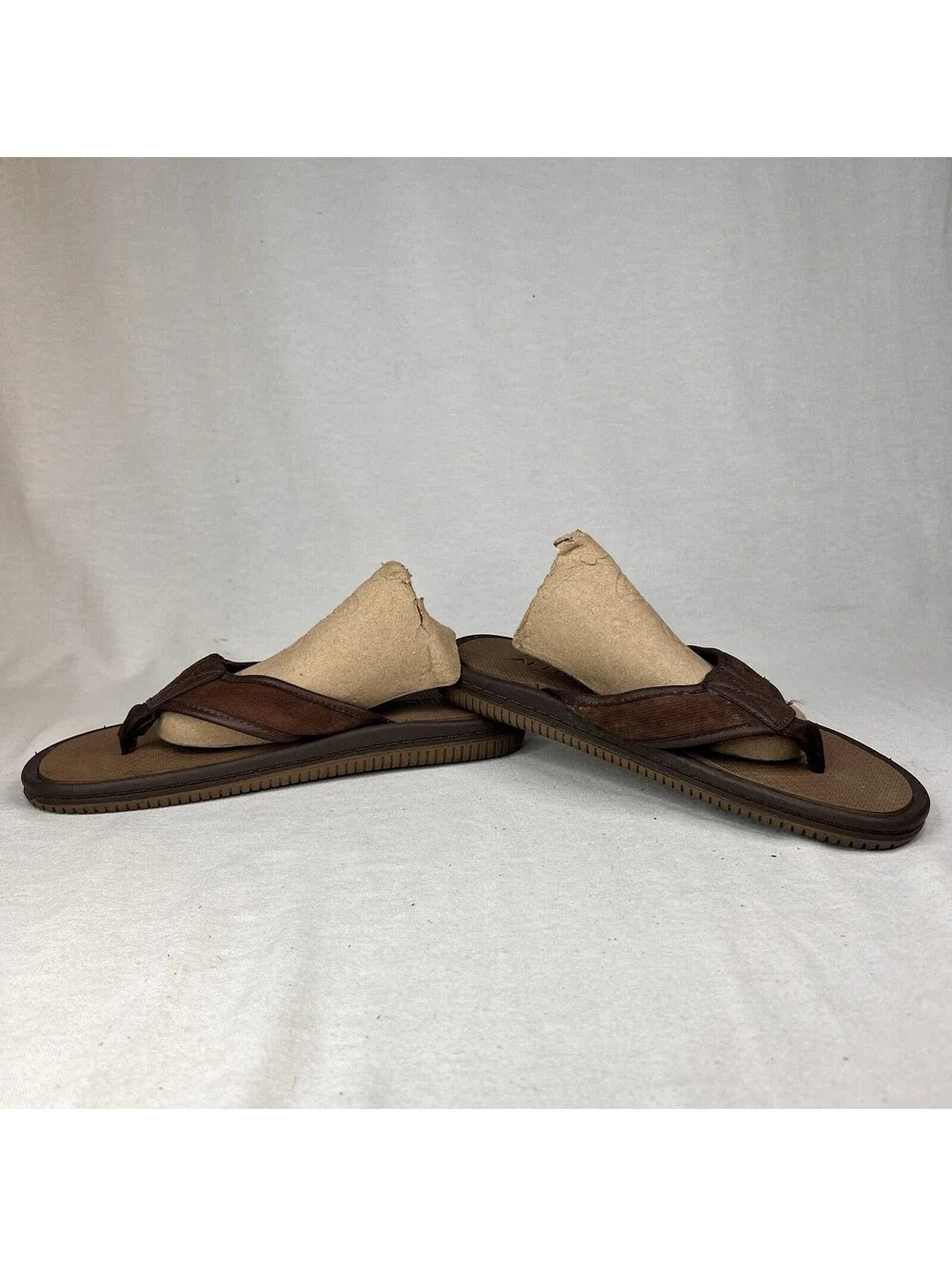 Aldo Sandals Men’s  Tan Leather Leather Straps  Size 9.5